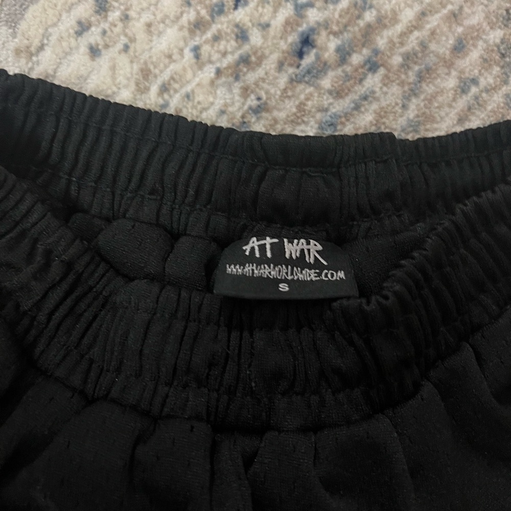At War Wolewide Unisex Athletic Shorts - Picture 3 of 3